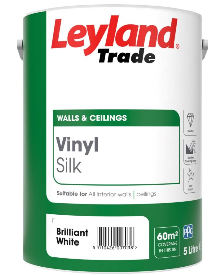 leyland silk white paint