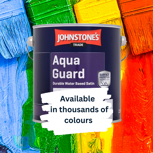 Johnstone’s Trade Aqua Guard Satin Paint Colours